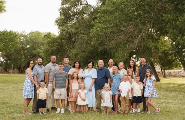 Mayor michele randall with her family.